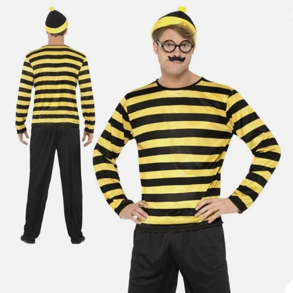 Smiffy's Where's Wally Odlaw Costume Large